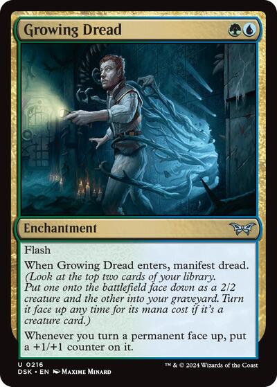 Growing Dread (Duskmourn: House of Horror) Medium Play