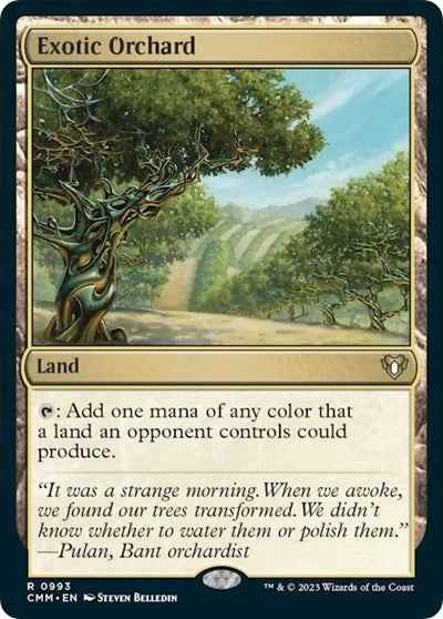 Exotic Orchard (Commander Masters) Light Play