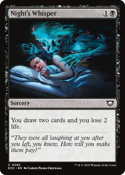Night's Whisper (Commander: Edge of Eternities) Light Play