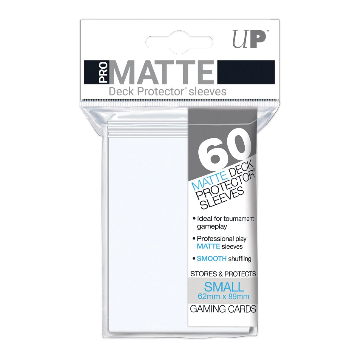 Ultra Pro - Yu-Gi-Oh! Size Pro-Matte 60 ct Sleeves - White