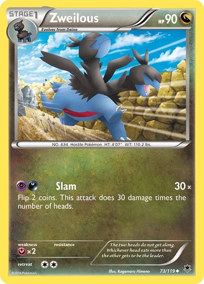 Zweilous (XY - Phantom Forces) Medium Play