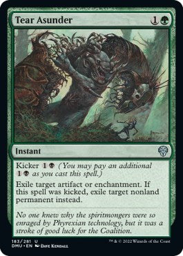 Tear Asunder (Dominaria United) Heavy Play Foil