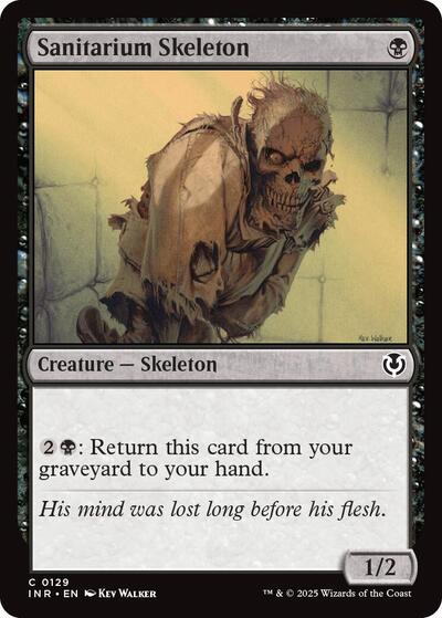 Sanitarium Skeleton (Innistrad Remastered) Light Play