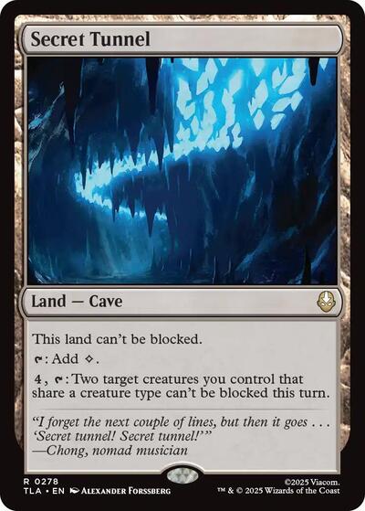 Secret Tunnel (Avatar: The Last Airbender) Light Play Foil