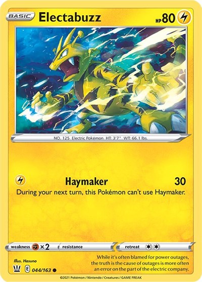 Electabuzz (SWSH05: Battle Styles) Light Play