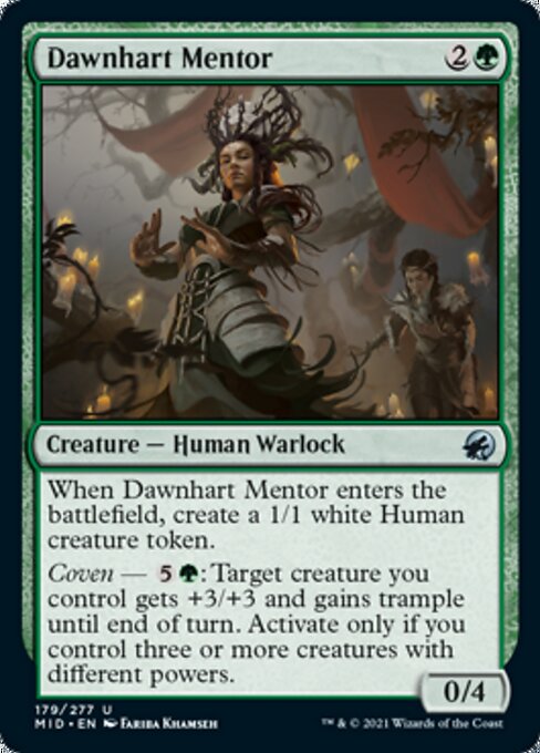 Dawnhart Mentor (Innistrad: Midnight Hunt) Light Play
