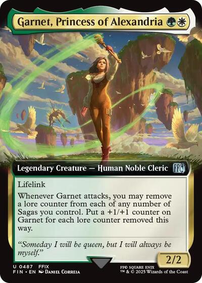 Garnet, Princess of Alexandria (Extended Art) (Universes Beyond: FINAL FANTASY) Light Play