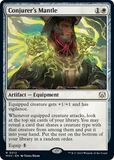 Conjurer's Mantle (Commander: March of the Machine) Light Play