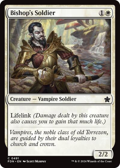 Bishop's Soldier (Foundations) Light Play