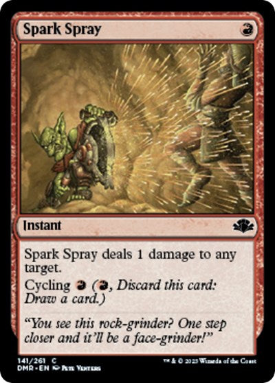 Spark Spray (Dominaria Remastered) Light Play
