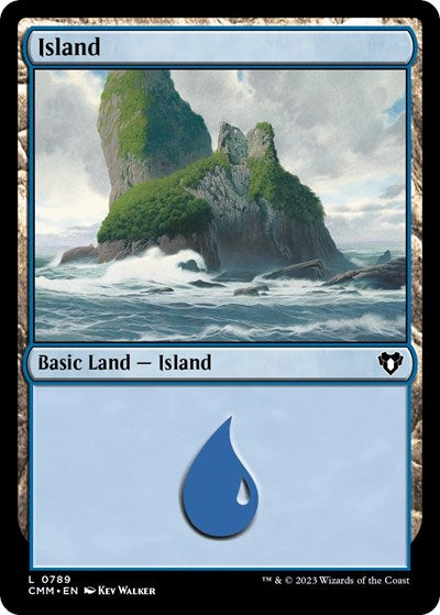 Island (0789) (Commander Masters) Light Play