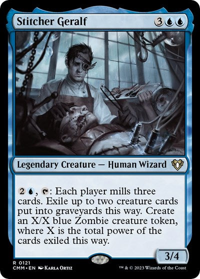 Stitcher Geralf (Commander Masters) Light Play