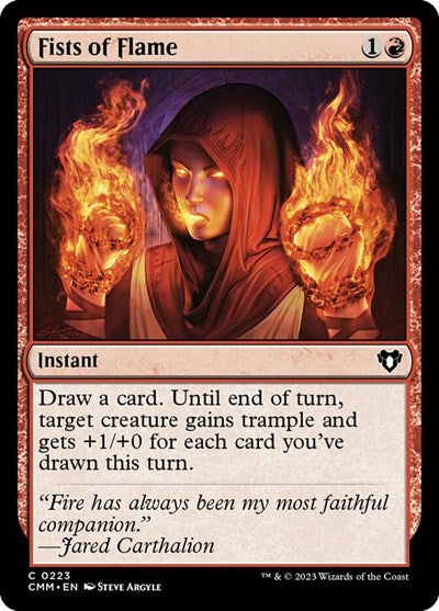 Fists of Flame (Commander Masters) Light Play