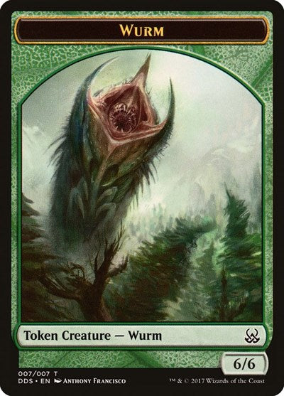 Wurm Token (Duel Decks: Mind vs Might) Light Play