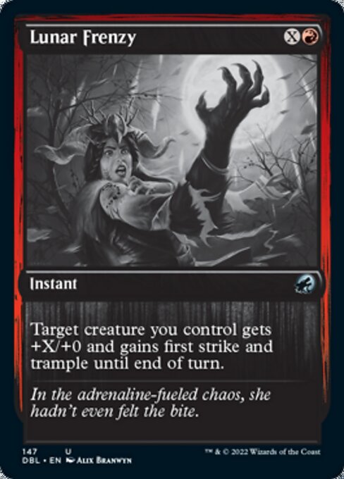 Lunar Frenzy (Innistrad: Double Feature) Light Play