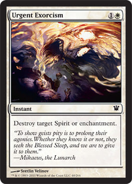 Urgent Exorcism (Innistrad) Light Play