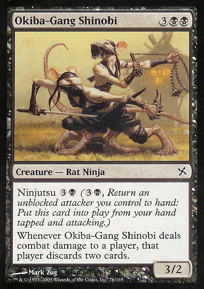Okiba-Gang Shinobi (Betrayers of Kamigawa) Light Play
