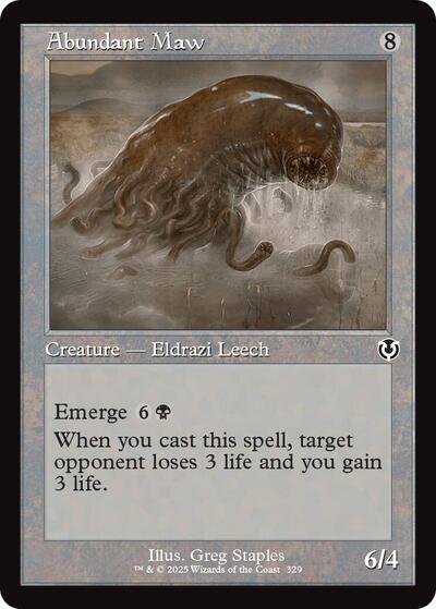 Abundant Maw (Retro Frame) (Innistrad Remastered) Light Play