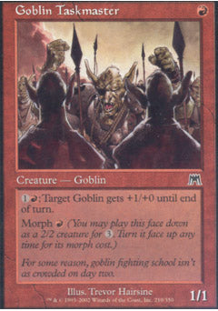 Goblin Taskmaster (Onslaught) Light Play