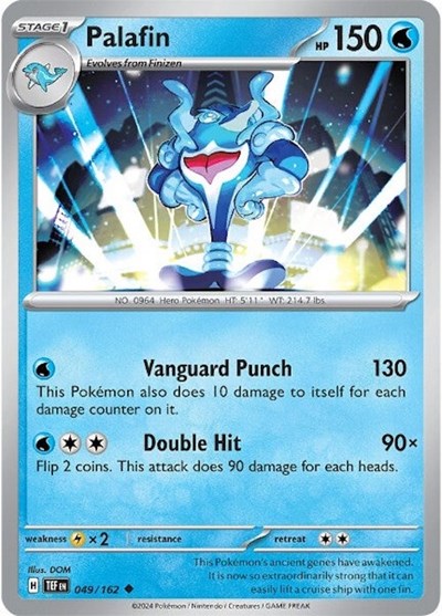 Palafin (SV05: Temporal Forces) Light Play Reverse Holofoil