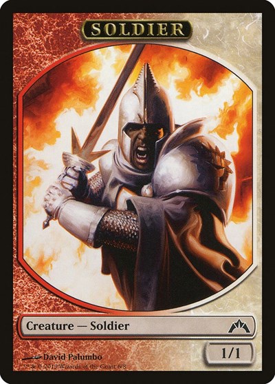 Soldier Token (Gatecrash) Light Play