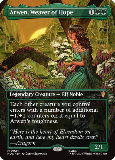 Arwen, Weaver of Hope (Borderless) (The Hobbit: Eternal-Legal) Light Play