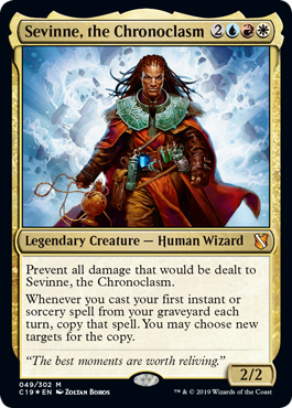 Sevinne, the Chronoclasm (Commander 2019) Light Play Foil