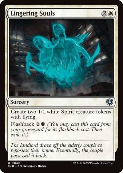 Lingering Souls (Innistrad Remastered) Light Play