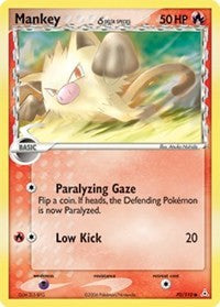 Mankey (Delta Species) (Holon Phantoms) Medium Play