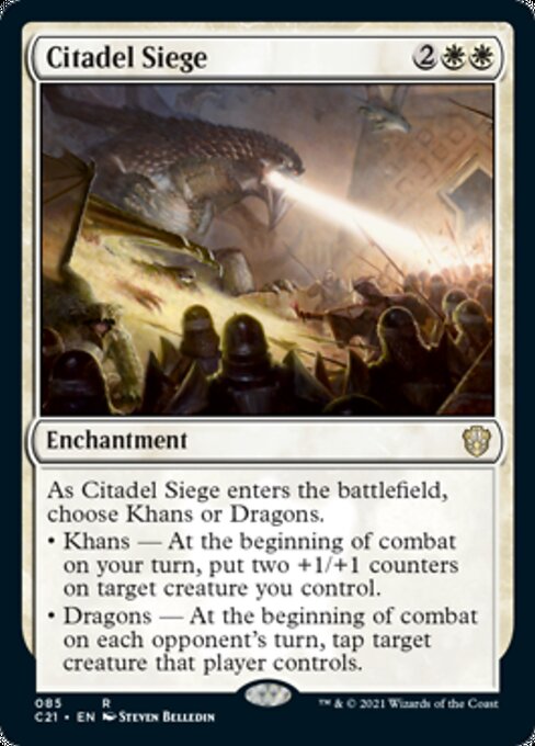 Citadel Siege (Commander 2021 Strixhaven) Light Play