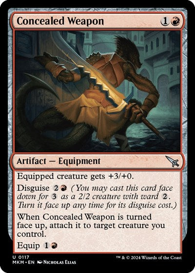 Concealed Weapon (Murders at Karlov Manor) Light Play Foil