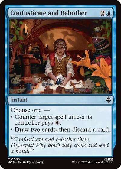 Confusticate and Bebother (The Hobbit) Light Play Foil