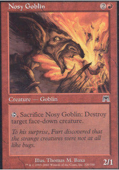 Nosy Goblin (Onslaught) Light Play