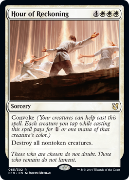 Hour of Reckoning (Commander 2019) Light Play