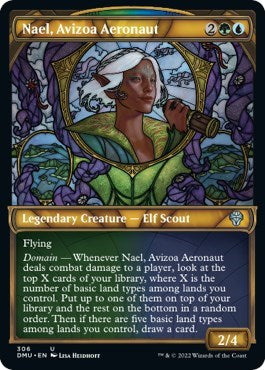 Nael, Avizoa Aeronaut (Showcase) (Dominaria United) Damaged / Poor