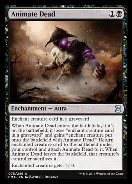 Animate Dead (Eternal Masters) Light Play Foil