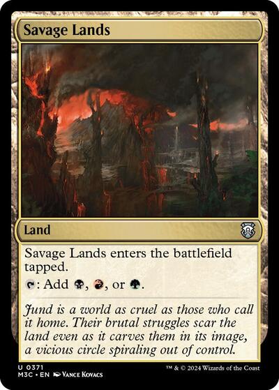 Savage Lands (Commander: Modern Horizons 3) Light Play