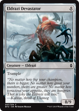 Eldrazi Devastator (Battle for Zendikar) Light Play