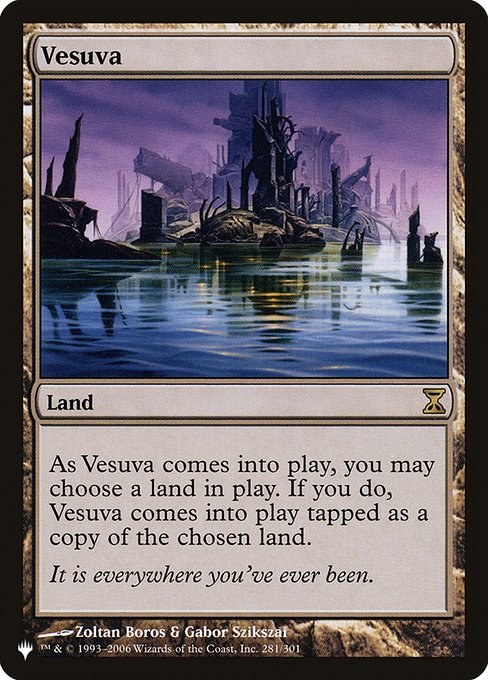 Vesuva (The List) Damaged / Poor