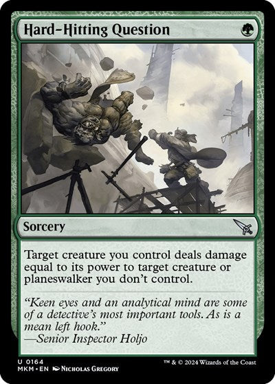 Hard-Hitting Question (Murders at Karlov Manor) Light Play Foil