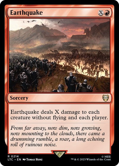 Earthquake (Commander: The Lord of the Rings: Tales of Middle-earth) Light Play