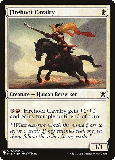 Firehoof Cavalry (Mystery Booster) Light Play