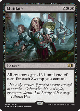 Mutilate (Commander 2014 Edition) Light Play