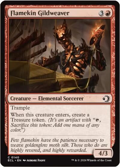 Flamekin Gildweaver (Lorwyn Eclipsed) Light Play Foil