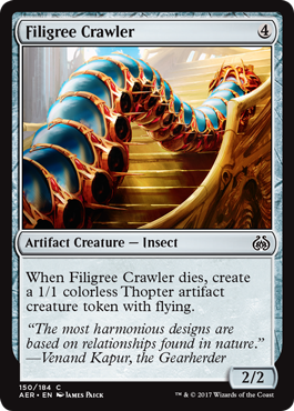Filigree Crawler (Aether Revolt) Light Play