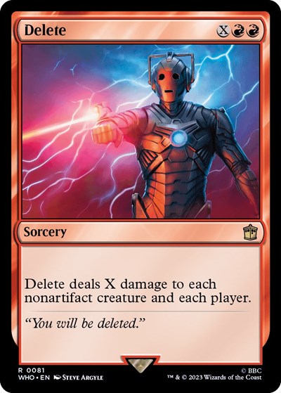 Delete (Universes Beyond: Doctor Who) Light Play