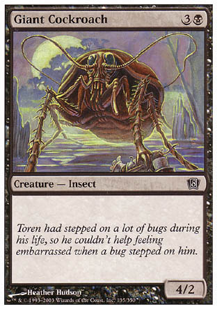 Giant Cockroach (8th Edition) Medium Play