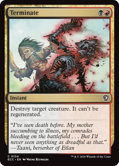 Terminate (Commander: Lorwyn Eclipsed) Light Play