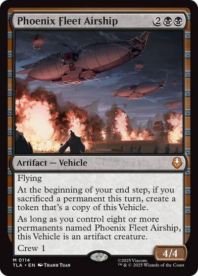 Phoenix Fleet Airship (Avatar: The Last Airbender) Light Play Foil