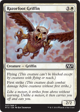 Razorfoot Griffin (Magic 2015 Core Set) Light Play